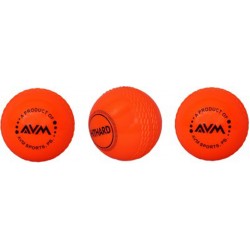AVM Orange Wind Cricket Ball (Pack of 3)
